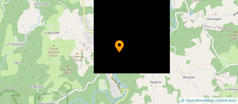 localisation de l'entreprise LAMAGIDEZART ASSOCIATION TALENTS 19  CORREZE