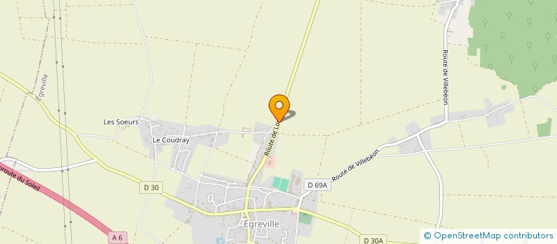 localisation de l'entreprise LAMAIN à EGREVILLE