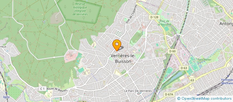 localisation de l'entreprise LAMAIN SERVICES à VERRIERES-LE-BUISSON
