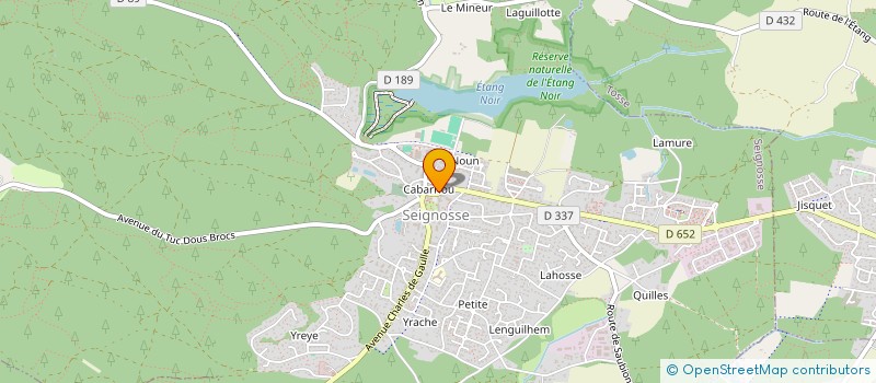 localisation de l'entreprise LAMAISON IMMOBILIER  SEIGNOSSE