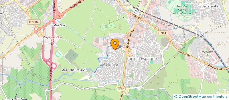 localisation de l'entreprise LAMAISONENTREPARENTHESES BY EQUILIBRE66  PERPIGNAN