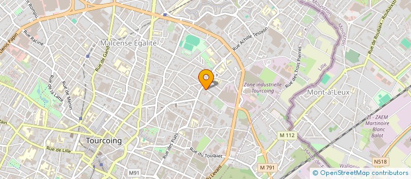 localisation de l'entreprise LAMAISONRP  TOURCOING