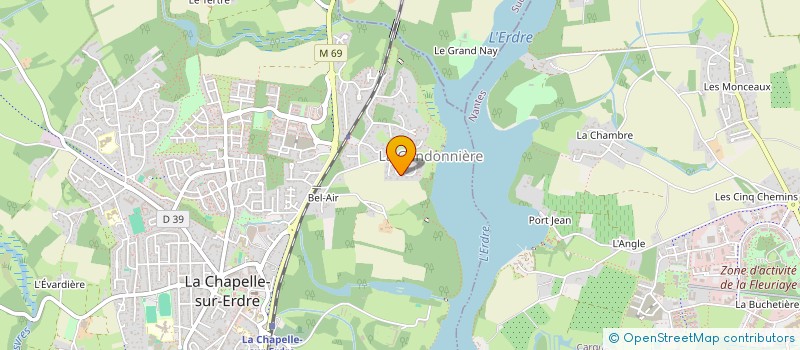 localisation de l'entreprise LAMAJY à LA CHAPELLE-SUR-ERDRE