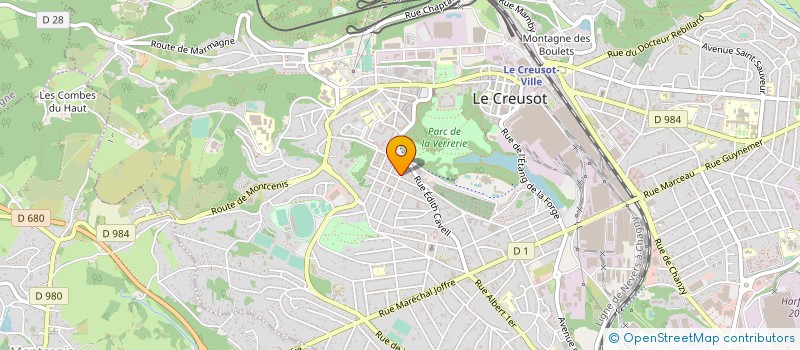 localisation de l'entreprise LAMAKEA IMMOBILIER  LE CREUSOT