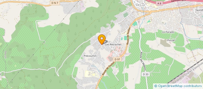 localisation de l'entreprise LAMAL  LE LUC