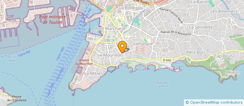 localisation de l'entreprise LAMALGI  TOULON