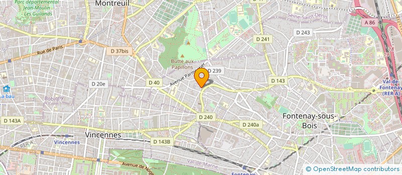 localisation de l'entreprise LAMALO à FONTENAY-SOUS-BOIS