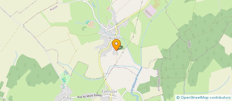 localisation de l'entreprise LAMAMA à AUXON