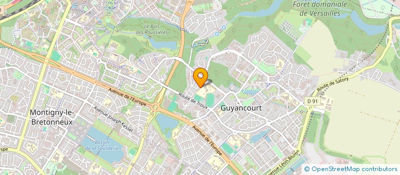 localisation de l'entreprise LAMAMALEPAT  GUYANCOURT