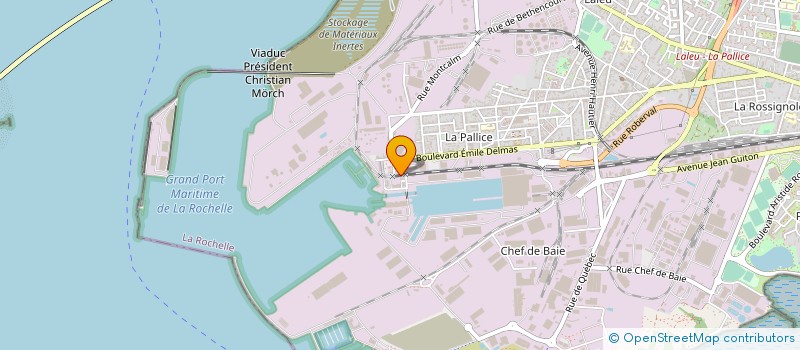 localisation de l'entreprise LAMANAGE ET SERVICES MARITIMES DES PORTS DE LA ROCHELLE - CHARENTE à LA ROCHELLE