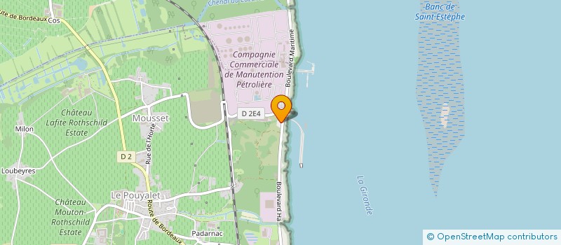 localisation de l'entreprise LAMANAGE PAUILLAC  LORMONT