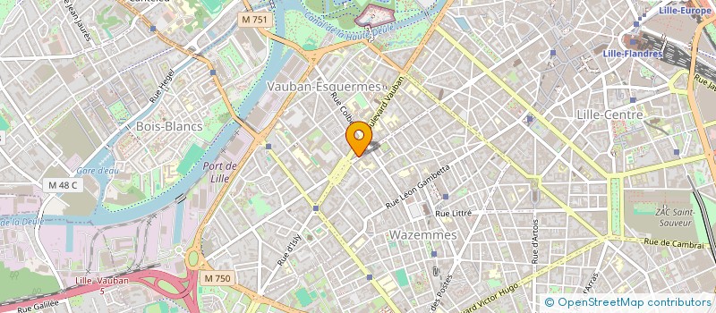 localisation de l'entreprise LAMAND & KRZYSTEK SCI à LILLE