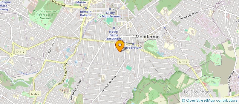 localisation de l'entreprise LAMANE à MONTFERMEIL
