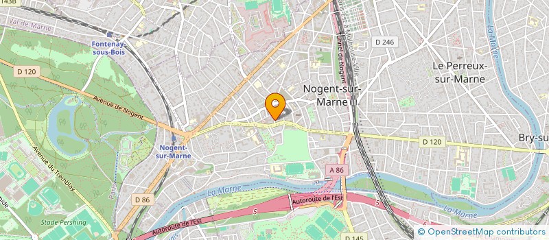 localisation de l'entreprise LAMANIE  NOGENT-SUR-MARNE