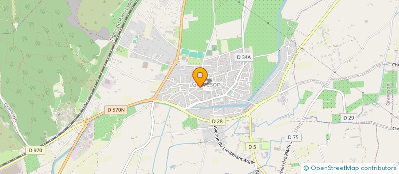 localisation de l'entreprise LAMANON  GRAVESON