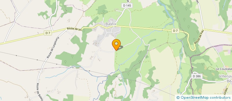 localisation de l'entreprise LAMANOUHEILLE  BALEIX