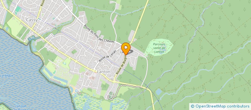 localisation de l'entreprise LAMANTIN  LANTON
