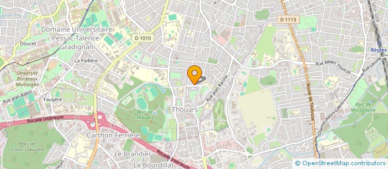 localisation de l'entreprise LAMANTIN  TALENCE