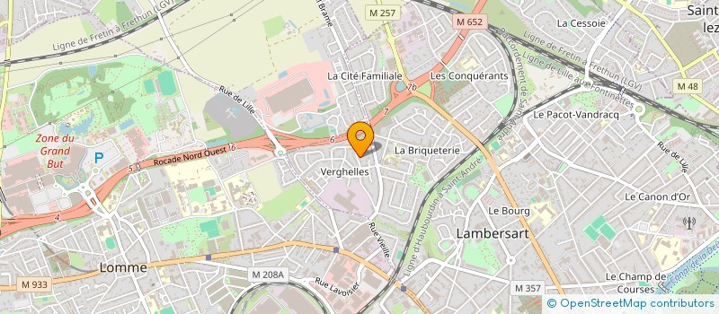 localisation de l'entreprise LAMANTISOL à LAMBERSART