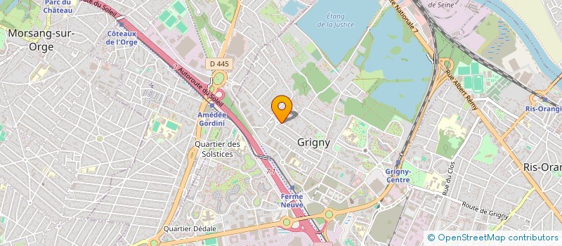 localisation de l'entreprise LAMANUT à GRIGNY