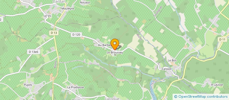 localisation de l'entreprise LAMAO EDITIONS  RIONS