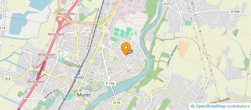 localisation de l'entreprise LAMAPA  MURET
