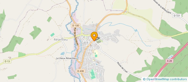 localisation de l'entreprise LAMAR à GACE