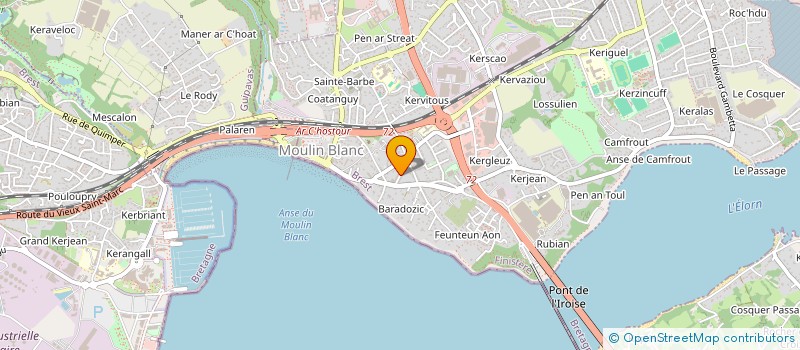 localisation de l'entreprise LAMAR  LE RELECQ-KERHUON