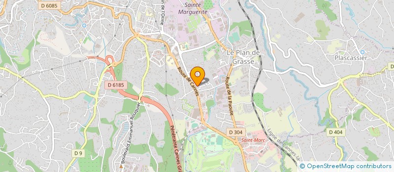 localisation de l'entreprise LAMARA à GRASSE