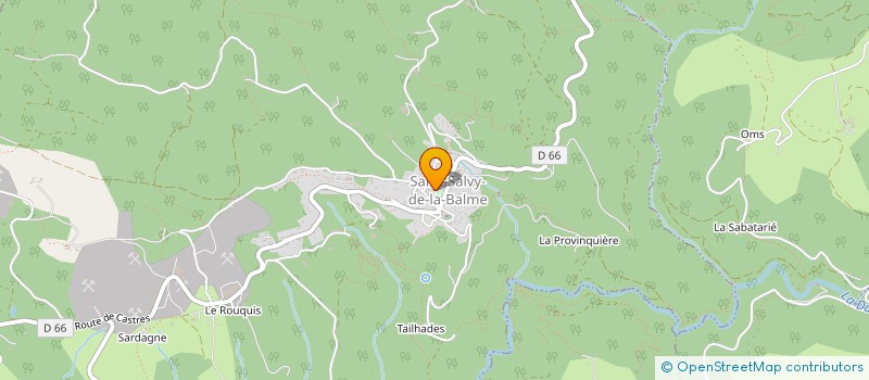localisation de l'entreprise LAMARCHE  SAINT-SALVY-DE-LA-BALME
