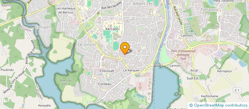 localisation de l'entreprise LAMARCHE BEAUSOLEIL HOLDING à VANNES