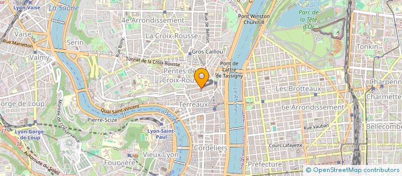 localisation de l'entreprise LAMARCHE ROSPART INDIVISION à LYON