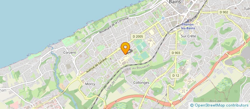 localisation de l'entreprise LAMARE ECO à THONON-LES-BAINS