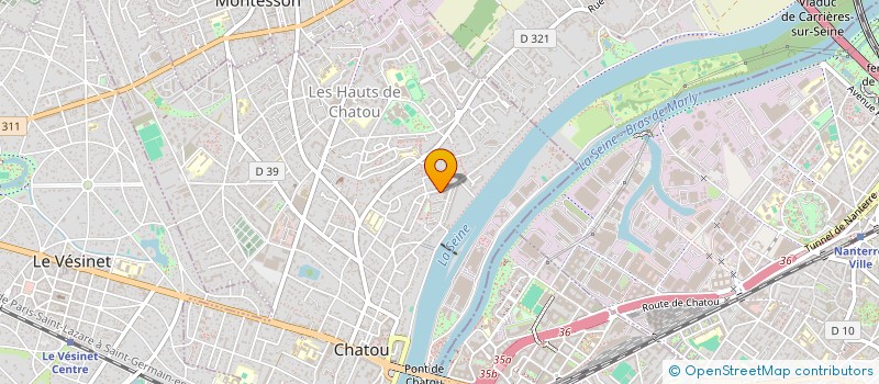 localisation de l'entreprise LAMAREE49 à CHATOU