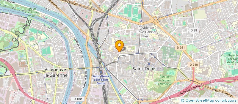 localisation de l'entreprise LAMARI AIMENE LMNP  SAINT-DENIS