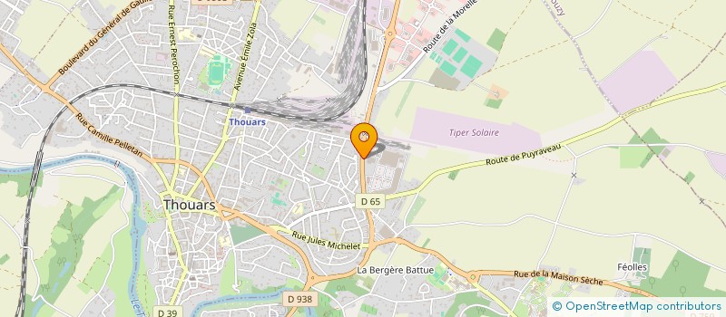 localisation de l'entreprise LAMARIFE  THOUARS