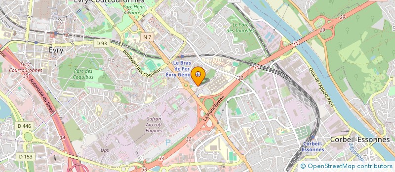 localisation de l'entreprise LAMARK BIOTECH  EVRY-COURCOURONNES