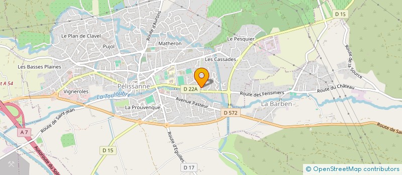 localisation de l'entreprise LAMARLY à PELISSANNE