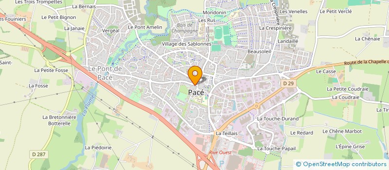 localisation de l'entreprise LAMARO CHAUSSURES  PACE
