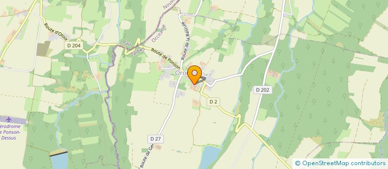 localisation de l'entreprise LAMARQUE  OROIX