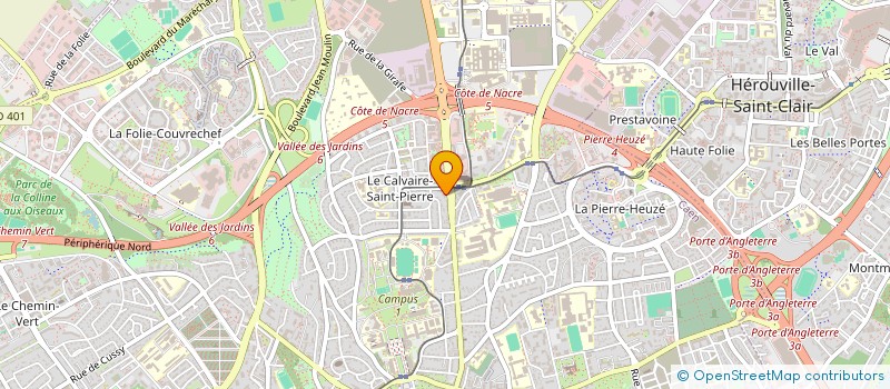 localisation de l'entreprise LAMARQUE à CAEN