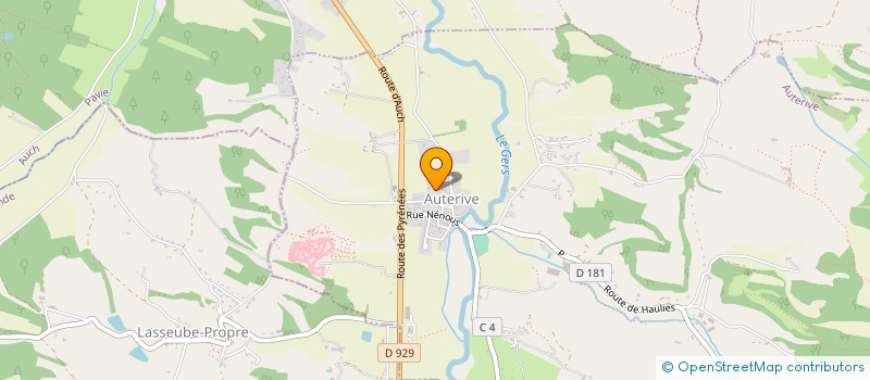 localisation de l'entreprise LAMARQUE ET ASSOCIES CONSULTING  MONTEGUT