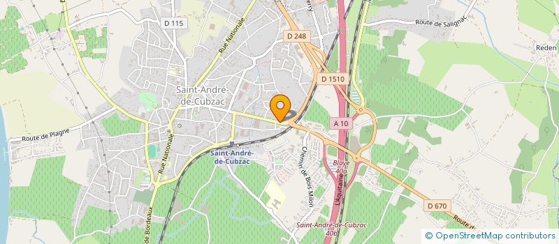 localisation de l'entreprise LAMARQUE M. C à SAINT-ANDRE-DE-CUBZAC