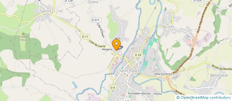 localisation de l'entreprise LAMARQUE PATRICK  AMENDEUIX-ONEIX