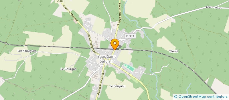 localisation de l'entreprise LAMARQUE SOGY BOIS  YGOS-SAINT-SATURNIN