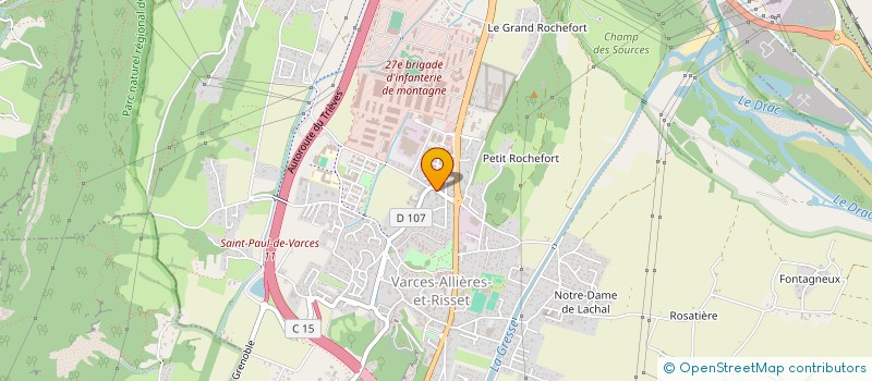 localisation de l'entreprise LAMARRE à VARCES-ALLIERES-ET-RISSET