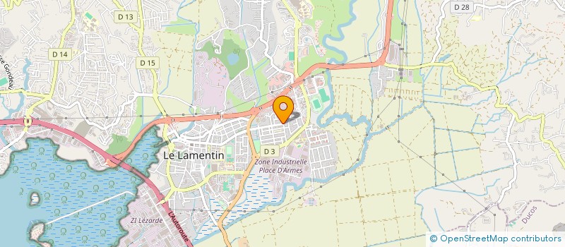 localisation de l'entreprise LAMARSON à LE LAMENTIN