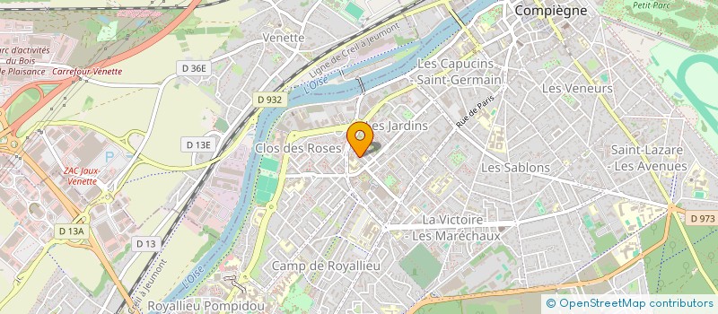 localisation de l'entreprise LAMART PERSPECTIVES  CHOISY-AU-BAC