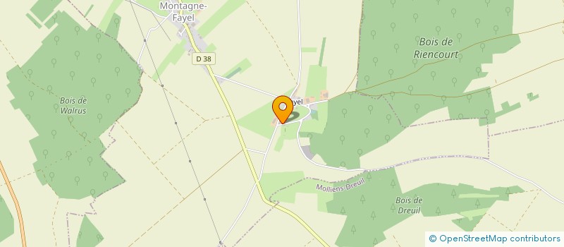 localisation de l'entreprise LAMART-POYELLE  MONTAGNE-FAYEL