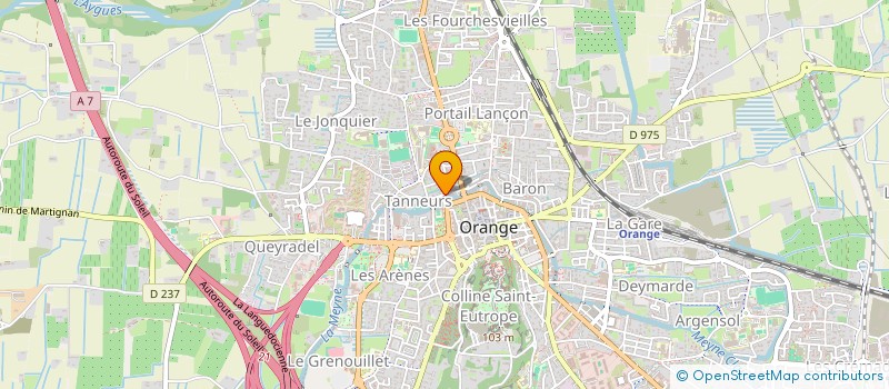 localisation de l'entreprise LAMARTIN  ORANGE